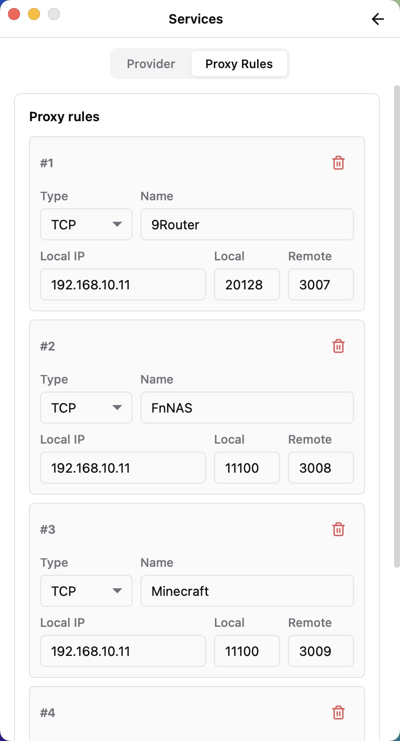 Application screenshots 2