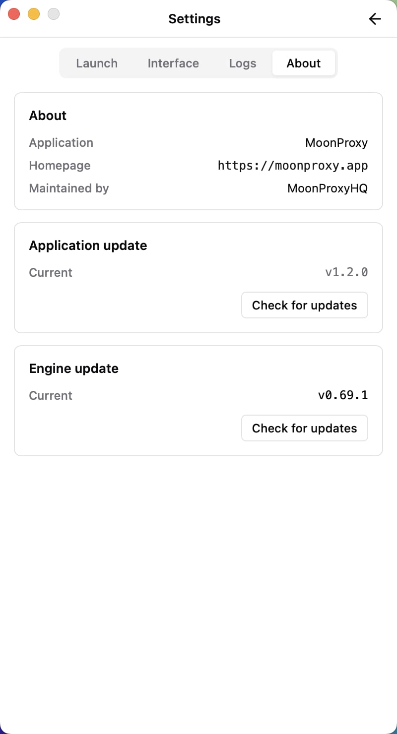 Application screenshots 7